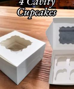 4 Cupcake Box