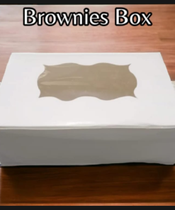 Brownies Box 6x6x2 - 4 Pieces