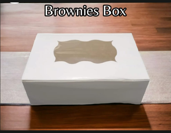 Brownies Box 6x6x2 - 4 Pieces