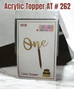 One Cake Topper