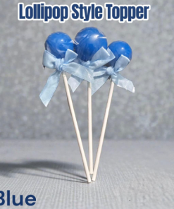Lollipop Topper Blue