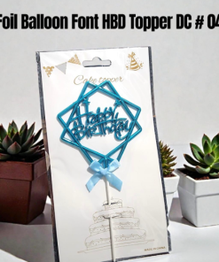 Foil Balloon Topper #1
