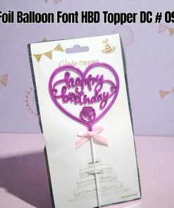 Foil Balloon Topper #2
