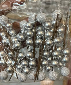 Silver Cherry 12 pcs