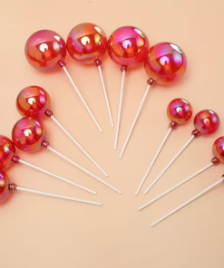Red Transparent 12 pcs
